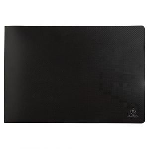 Exacompta Protège-documents en polypropylène semi rigide Opak 40 vues - A3 - Noir - Lot de 5