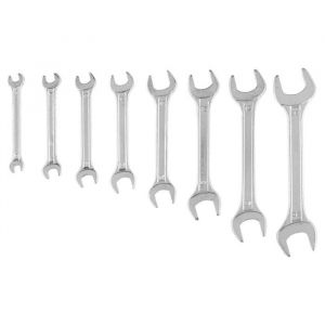 Clés à fourche double face - Non spécifié - Jeu de 8 pcs - Acier au chrome-vanadium - 6-22 mm - Outil durable