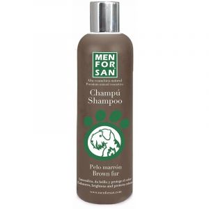 Men For San Shampooing Intensifiant pour Chien Marron 300 ml - Menforsan