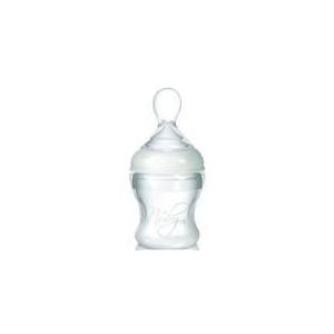 Image de Nûby NT67275 - Biberon Natural Touch souple en silicone avec cuillère 150 ml