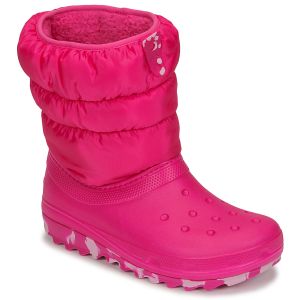Crocs Kid's Classic Neo Puff Boot - Chaussures hiver taille J5, rose