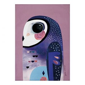 Maxwell & Williams - Serviette de Table 100% Coton, Imprimé Chouette, Collection Pete Cromer, 50 x 70 cm - Multicolores