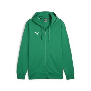Puma Teamgoal Casuals Veste à Capuche Sudation Homme, Vert Sport/Blanc