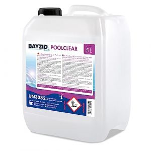 H&ouml;fer Chemie Gmbh - 2 x 5 Litre bayzid Poolclear - &Eacute;limination de la turbidit&eacute; de l&acute;eau pour piscines &agrave; cartouches et balles filtrantes