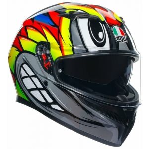 AGV K3 Grey/Yellow/Red L Casque