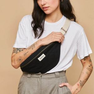 Sac banane Olivia matelassé Noir