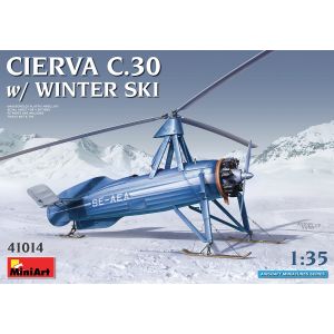 Image de Mini Art Maquette Hélicoptère Cierva C.30 With Winter Ski