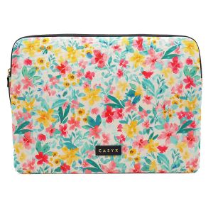Casyx Pochettes Ordinateur 13" - Aquarelle Florale Claire
