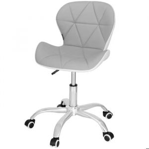 Springos Chaise De Bureau Réglable En Hauteur Avec Roulettes, Chaise Pivotante Jusqu¿À 120 Kg ¿ Design Matelassé
