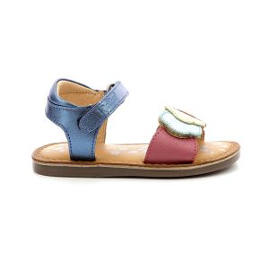 Kickers Garçon Fille DYASTAR Sandale, Marine Metal Multico, 20 EU