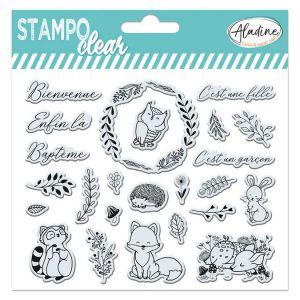 Aladine Tampons Naissance - Tampons Transparents - Stampo Clear - 04237