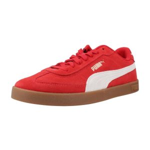 Puma Mixte Club II Era Suede Basket, for All Time Red White Gold, 40 EU