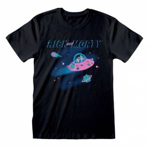 Rick et Morty In Space Hommes T-shirt RNM00766TSB