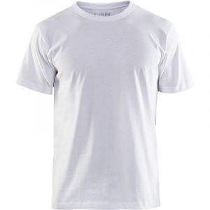 Blaklader T-shirt col rond Blanc taille XXL,