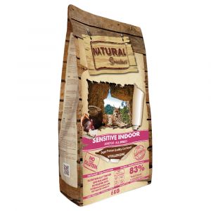 6 kg de nourriture pour chats Sensitive Indoor Natural Greatness