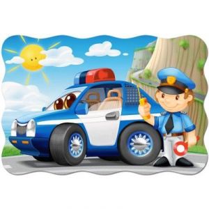 Castorland Patrouille de police - Puzzle 20 pièces