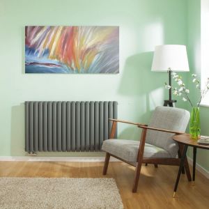 Hudson Reed Radiateur design horizontal raccordement central Vitality Caldae 63,5 cm x 118 cm x 7,8 cm 2086 Watts