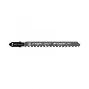 Fein Lame de scie sauteuse F-IRON Jig 26 AS BIM75 T1.2 MS SC avec plaquettes en carbure de tungstène.Pour plastiques renforcés de fibres,panneaux de fibres de ciment, béton-gaz, placoplâtre.VE=1 pcs.