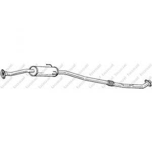 Hella Silencieux intermédiaire BOSAL 289-415