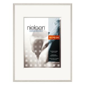 Nielsen design Cadre C2 en aluminium, 24 x 30cm, Noir mat brossé