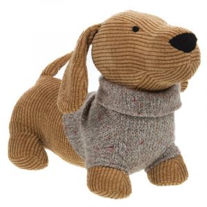 Amadeus Cale porte chien en coton Sam moutarde