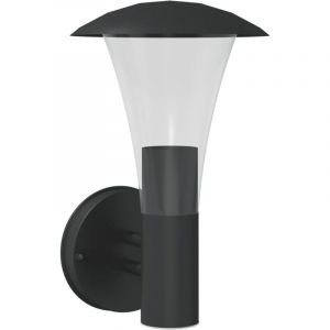 VidaXL Applique Murale D'extérieur Noir Acier Inoxydable
