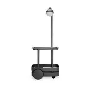 Fatboy Desserte avec lampadaire en aluminium anthracite 78x55 cm Jolly Trolley