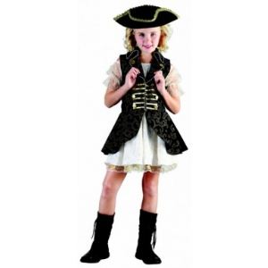 Image de D&eacute;guisement pirate fille robe avec jupon (4 &agrave; 14 ans)