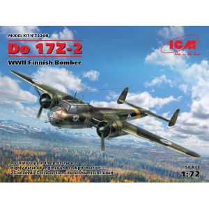 Image de ICM Do 17Z-2, WWII Finnish Bomber - 1:72e