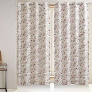 Paire de Rideaux tissés Jacquard tomette MIYAJIMA