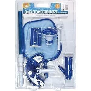 BSI Kit dentretien piscine - 6 articles - Aspirateur de fond - Manche 15m - Flotteur - Thermom&egrave;tre