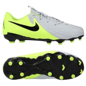 Nike Phantom GX II Academy MG Mad Voltage - Argenté/Noir/Jaune Fluo Enfant - Multi Ground (MG), pointure 38 - ['Argenté', 'Jaune'] - Taille 38