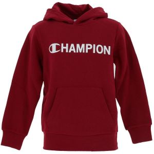 Champion Legacy Boys Sweat &agrave; Capuche, Rouge, XS Gar&ccedil;on