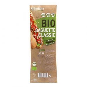 Schnitzer Baguete cl&aacute;ssica sem gl&uacute;ten 1 unidade de 180g