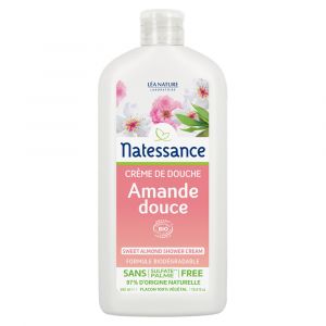 Image de Natessance Cr&eacute;me de douche amande douce 500ml