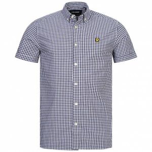 Lyle & Scott Gingham Hommes Chemise à manches courtes SW1201V-Z650