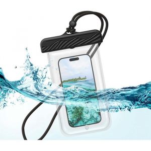 Force Case Pochette Etanche & Flottante Renforcée IPX8 Noire - Garanti à vie