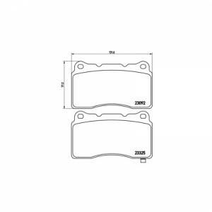 Brembo 4 plaquettes de frein P54039