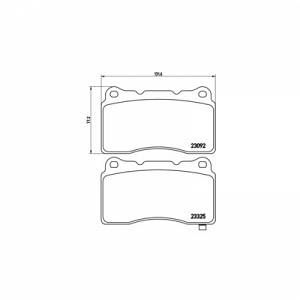 Image de Brembo 4 plaquettes de frein P54039