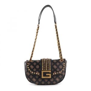 Image de Guess Bling Convertible Xbody Flap Mocha Logo [141028] - sac à épaule sacoche