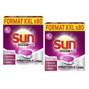 Sun Expert Plus - Tablette lave-vaisselle tout-en-1 - 160x