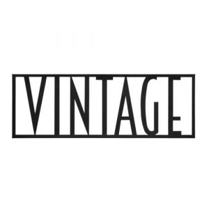 Atmosphera Cr&eacute;ateur d'int&eacute;rieur - D&eacute;co Murale Mot Vintage 50cm Noir