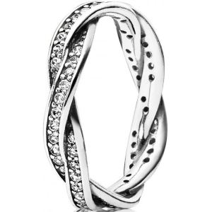 Pandora 190892CZ - Bague Entrelacée en argent pour femme