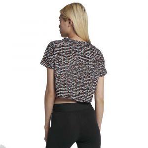Nike T-Shirt Femme Crop Just DO IT/Noir