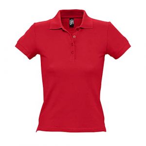 Sol's SOLS - Polo manches courtes PEOPLE - Femme (S) (Rouge) - UTPC319