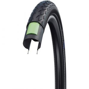 Schwalbe Marathon Vert Pneu Unisex-Adult, Noir/réfléchissant, 47-305 (16x1.75)