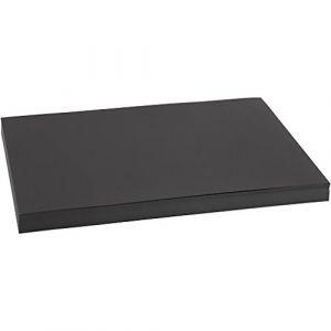 Papier cartonné, A3 30x42 cm, 176 gr, noir, 100feuilles