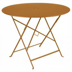 Fermob Table pliante BISTRO ronde - D2 Pain d'épices - Ø 96 cm