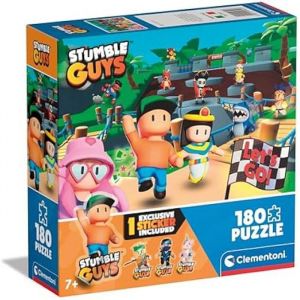 Clementoni 180 pièces Enfants 7 Ans, Puzzle Personnages Stumble Guys vidéo, Jeu, fabriqué en Italie, 29322