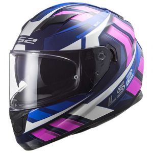 Ls2 Casque Intégral Ff320 Stream Evo Loop L Blue / Fluo Pink